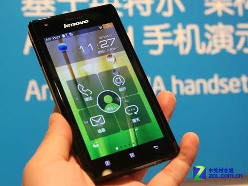 联想K800手机，英特尔x86架构的先锋之作
